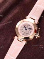 Knockoff Cartier Pasha 28mm Rose Gold Pink Version Lady Watch